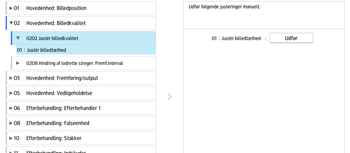 Operation panel screen illustration