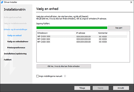 Illustration af driver-installationsprogram