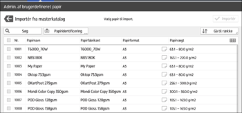 Operation panel screen illustration