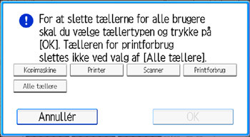 Operation panel screen illustration