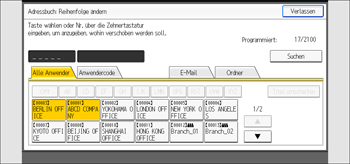 Abbildung Bedienfeld-Display