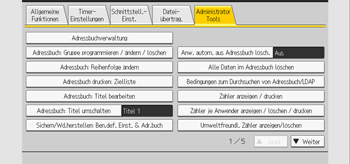 Abbildung Bedienfeld-Display