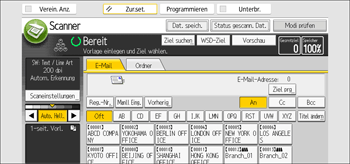 Abbildung Bedienfeld-Display