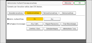 Abbildung Bedienfeld-Display
