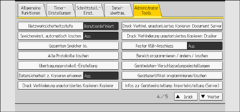 Abbildung Bedienfeld-Display