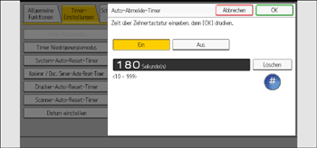 Abbildung Bedienfeld-Display