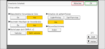 Abbildung Bedienfeld-Display