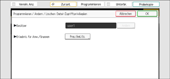 Abbildung Bedienfeld-Display