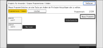 Abbildung Bedienfeld-Display