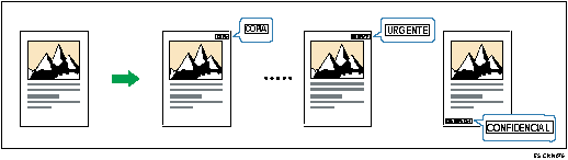 Ilustración de sello predefinido