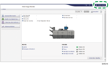Ilustración de la pantalla del navegador web