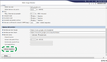 Ilustración de la pantalla del navegador web
