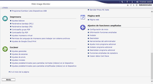 Ilustración de la pantalla del navegador web