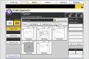 Käyttöpaneelin näyttö