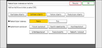 Käyttöpaneelin näyttö