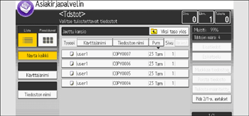 Käyttöpaneelin näyttö