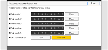 Käyttöpaneelin näyttö