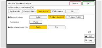 Käyttöpaneelin näyttö