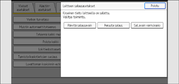 Käyttöpaneelin näyttö