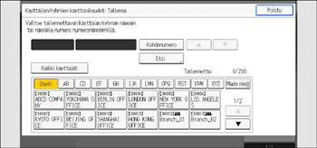 Käyttöpaneelin näyttö