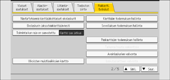 Käyttöpaneelin näyttö