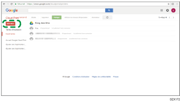 Illustration de la page du navigateur Web