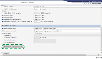 Illustration de la page du navigateur Web