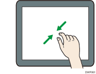 Illustration zoom avant