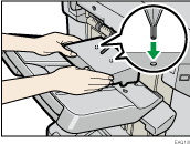 Illustration du plateau support de pliage en Z