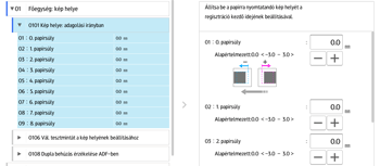 A kezelőpanel ismertetése
