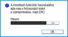 A kezelőpanel ismertetése
