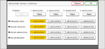A kezelőpanel ismertetése