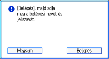 A kezelőpanel ismertetése