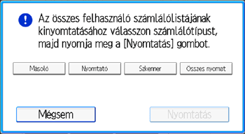 A kezelőpanel ismertetése