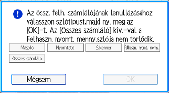 A kezelőpanel ismertetése