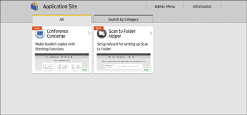 Illustrazione della schermata sul pannello di controllo
