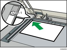 Illustrazione numerata vetro di esposizione