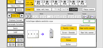 Afbeelding van bedieningspaneel