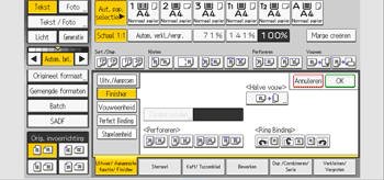 Afbeelding van bedieningspaneel