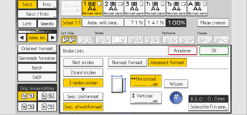 Afbeelding van bedieningspaneel