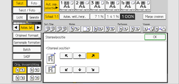 Afbeelding van bedieningspaneel