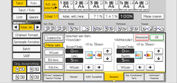Afbeelding van bedieningspaneel