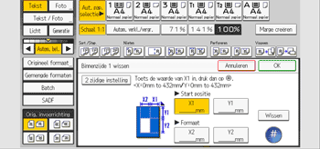 Afbeelding van bedieningspaneel