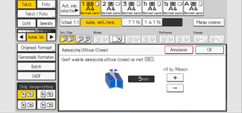 Afbeelding van bedieningspaneel