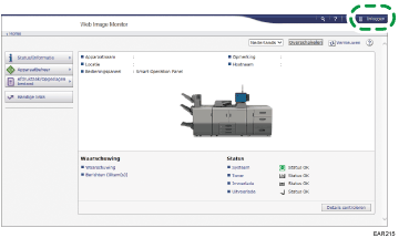 Afbeelding internetbrowserscherm