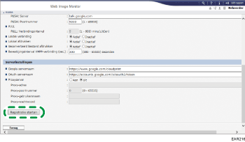 Afbeelding internetbrowserscherm