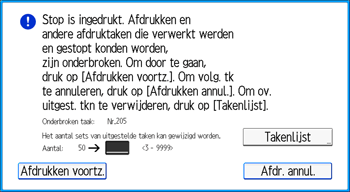 Afbeelding van bedieningspaneel