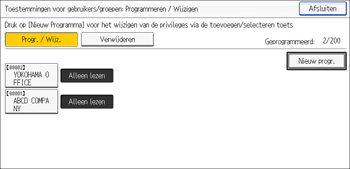 Afbeelding van bedieningspaneel