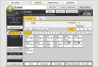 Afbeelding van bedieningspaneel