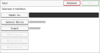 Afbeelding van bedieningspaneel